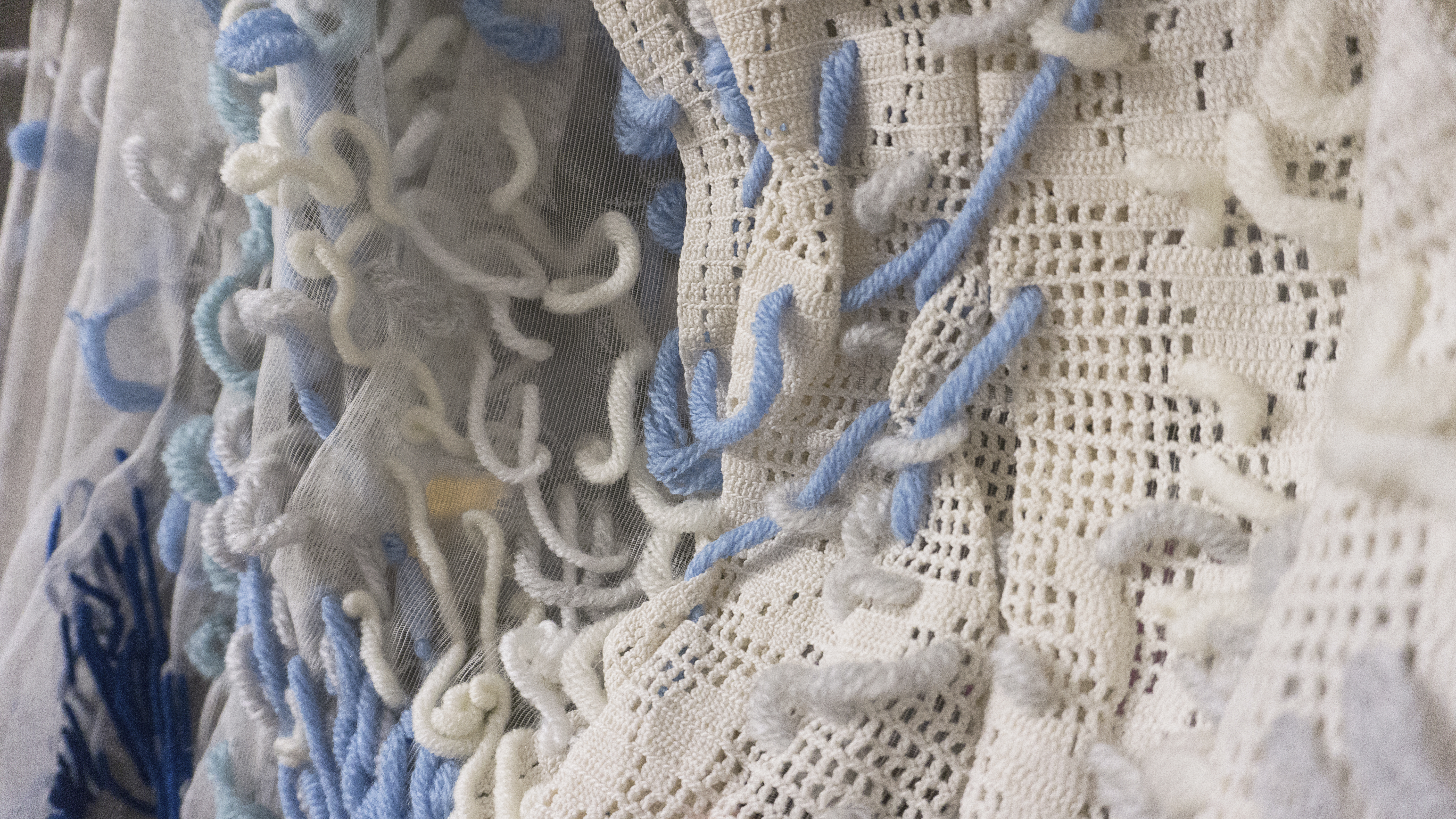 Marina Leonteva — All is Alive 2023, Textile, Installation — Fragment 1