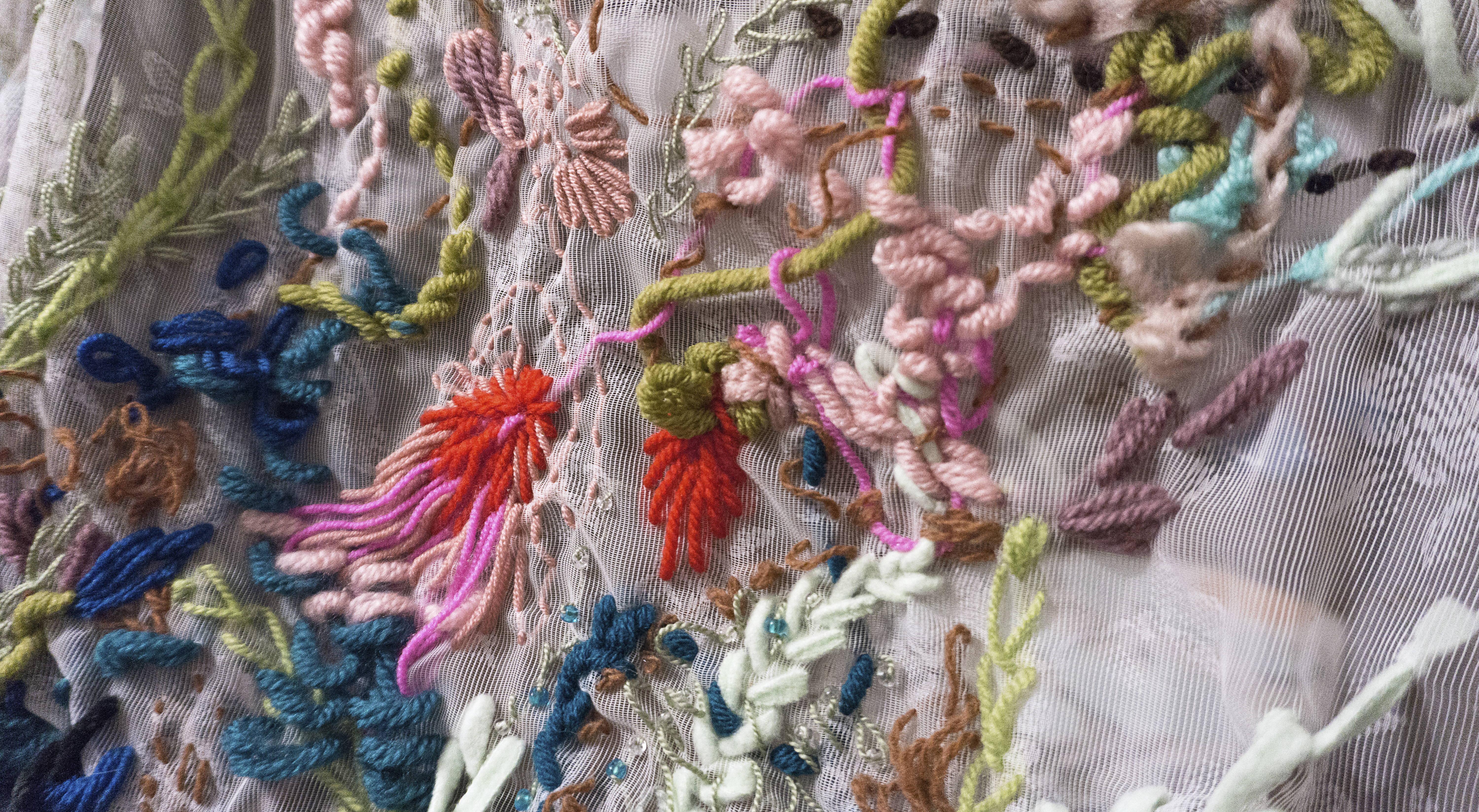 Marina Leonteva — All is Alive 2023, Textile, Installation — Fragment 3